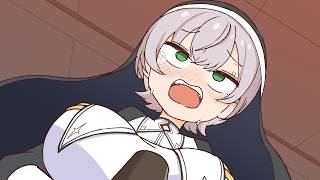 【手描き】ラミィに怒られそうな物真似をする団長【白銀ノエル/ホロライブ/切り抜き漫画】