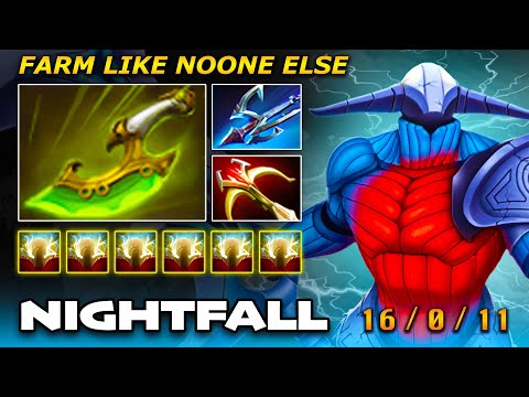Nightfall SVEN [S-Tier CARRY 7.35d] - Full Gameplay Dota Class