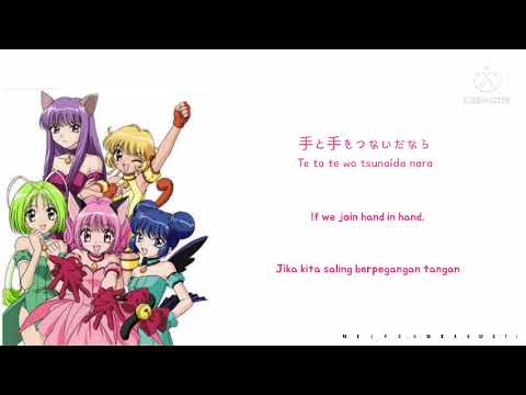 Rika Komatsu - My Sweet Heart (Tokyo Mew Mew Opening Theme) Color coded Lyric Kan/Rom/Eng/Indo
