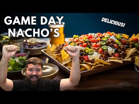 Easy to make Spicy Touchdown Nachos - Perfect Dish for your Football party!
