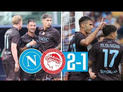 HIGHLIGHTS Napoli Olympiacos 2-1 ⚽ Gol e sintesi della partita amichevole a Castel di Sangro
