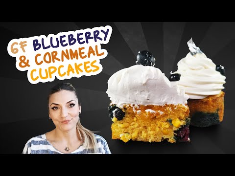 How to Make Gluten Free Cupcakes | Blueberry & Cornmeal Cupcakes