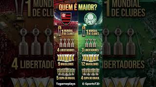 QUEM É MAIOR? FLAMENGO X PALMEIRAS #shorts #shortsfeed #viral #viralshorts #feedshorts