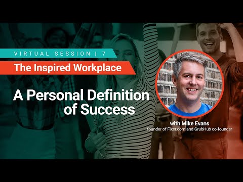 WorkProud® - A Personal Definition of Success with Mike Evans