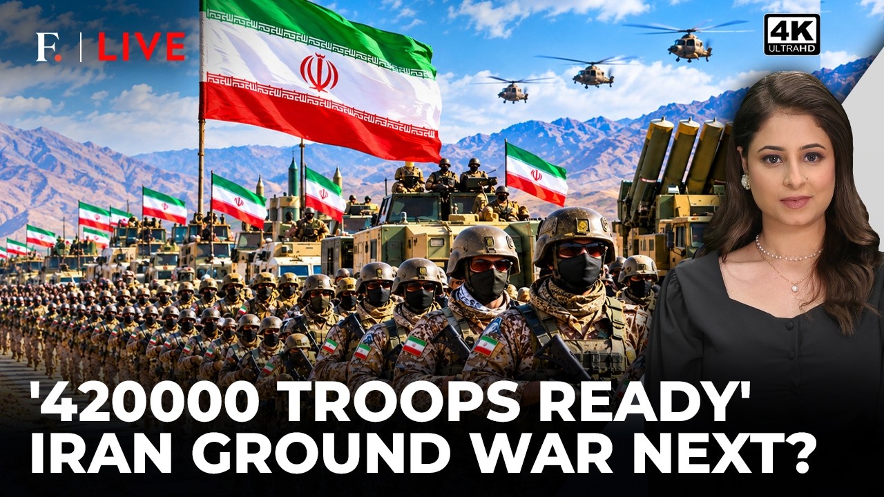 'Why Only Bomb From Sky?': Iran's Ground War Dare, Chilling Warning To US Troops| Firstpost Live| 4K