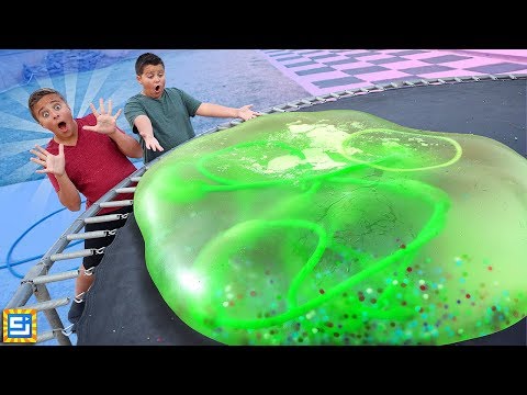 What If we put Giant Orbeez in a Water Balloon Super Wubble Bubble Ball?!