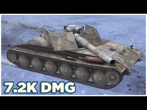 Rhm.-Borsig Waffenträger • 7.2K DMG • 7 KILLS • WoT Blitz