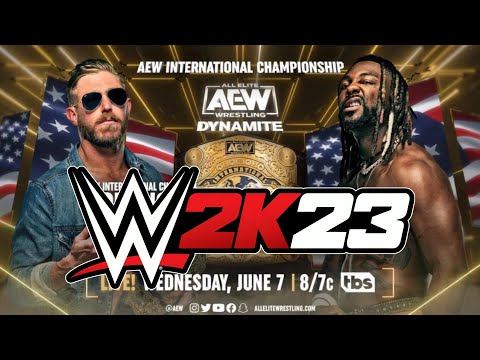 Orange Cassidy vs. Swerve Strickland AEW Dynamite 06/07/23 - International Championship Match(WWE2K)