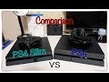 PS4 Slim vs PS4 Comparison w/ Controllers