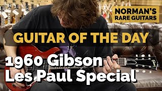 Video thumbnail for Guitar of the Day: 1960 Gibson Les Paul Special Cherry | Norman's Rare Guitars by Normans Rare Guitars