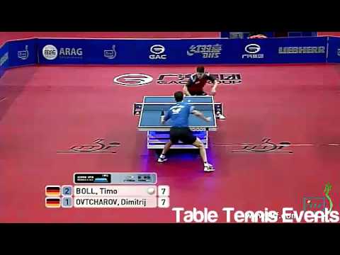 Timo Boll Vs Dimitrij Ovtcharov: Final [German Open 2012]