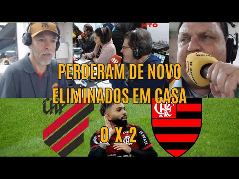 REACT - ATHLETICO-PR  0 X 2 FLAMENGO - ELIMINADOS DA COPA DO BRASIL 2023