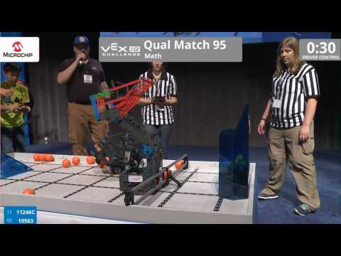 VEX Worlds 2016 - VEXIQ Middle School - Math - Qual 95 (11246C 10563) 148