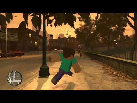 Minecraft GTA-4 San Andreas - EPIC FUNNY MOMENTS!