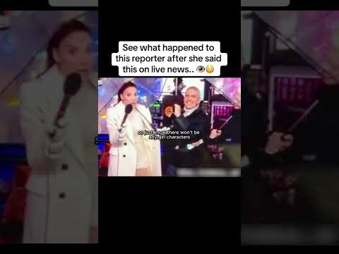 This news reporter said all of this while being live.. 👁️🤯