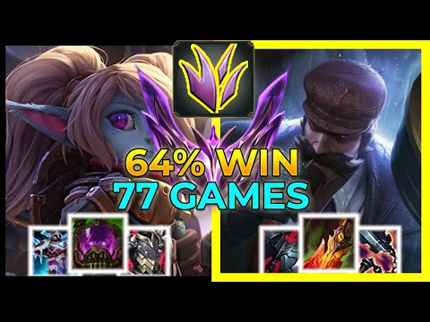 【 64 % Win Graves 】vs Poppy - JUNGLE - MASTER - League of Legends Elite Gameplay