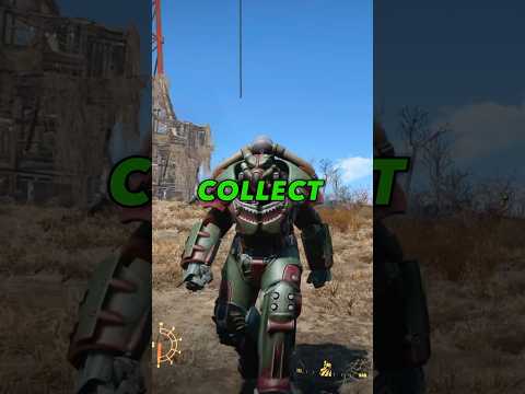 When you always walked past this x01 power armor in Fallout 4 #fallout4 #fallout #fallout4gameplay