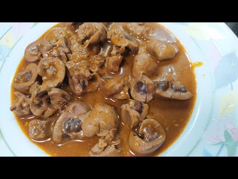 Riñones de ternera al jerez. 