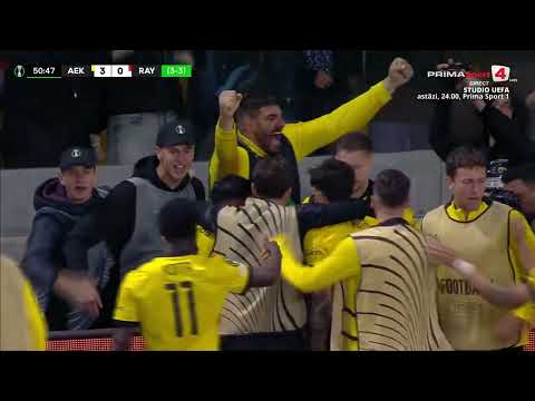  FC AEK Athens 3-1 Rayo Vallecano de Madrid   ( UEFA Conference League 2025 / 2026 )