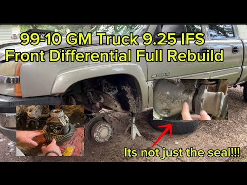 99-10 GM 9.25 IFS Front Dif Full Rebuild. Removal and Installation.