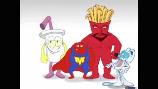 DANGERDOOM (MF DOOM &amp; Danger Mouse) Ft. Aqua Teen Hunger Force - A.T.H.F [Music Video] (4K Upscale)