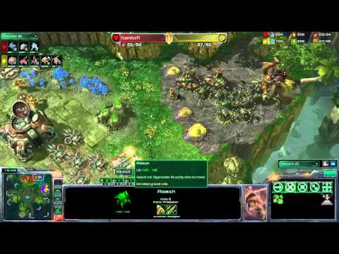 CSN SC2 - viOlet vs NamhciR - Map 2 - Rundown #3 with Rance and Gwin