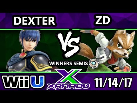 S@X 228 Smash 4 - Dexter (Marth) Vs. ZD (Fox) - SSB4 Winners Semis - Smash for Wii U.