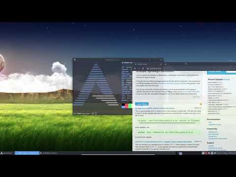 ArcoLinux : 1529 How to update ArcoLinux 20.4 to 20.5 - update video