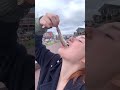 Seagull Stealing Food From A Womans Mouth Seagull