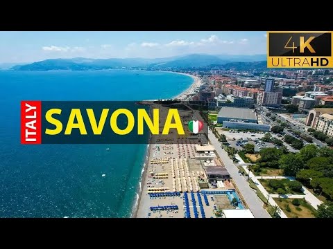 🇮🇹 Savona Italy from the drone | Cinematic 4K  - Drone Video