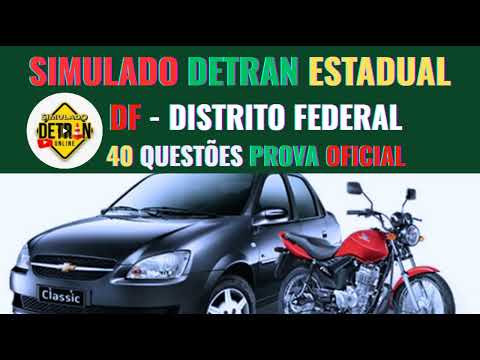 DETRAN DF 2025 SIMULATION, 40 COMMENTED QUESTIONS WITH AMAZING TIPS