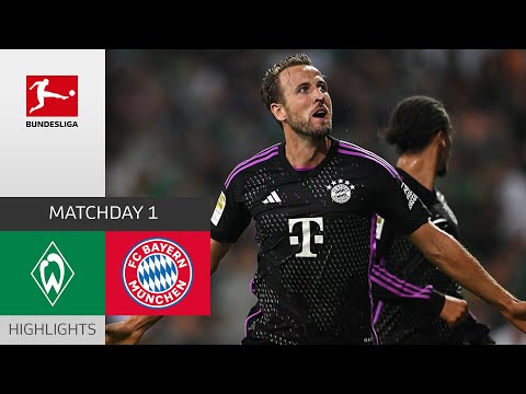 Kane leads Bayern to Win! | Bremen - Bayern München 0-4 | Highlights | Matchday 1 – Bundesliga 23/24