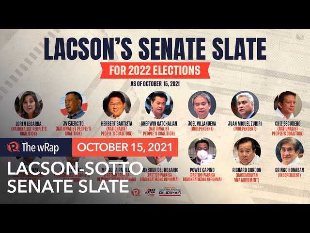 Mix of old and new names in Lacson Senate slate of 15