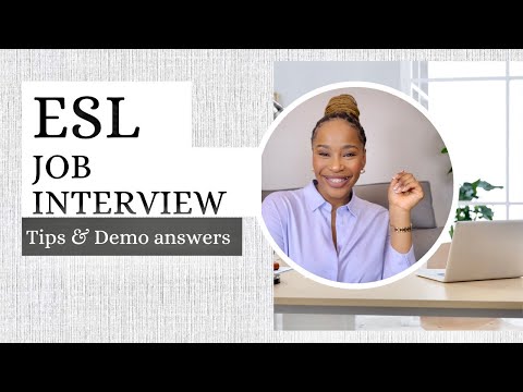 How to ACE your ESL Teaching Job interview+Interview questions & demo answers#roadto14k #eslteacher