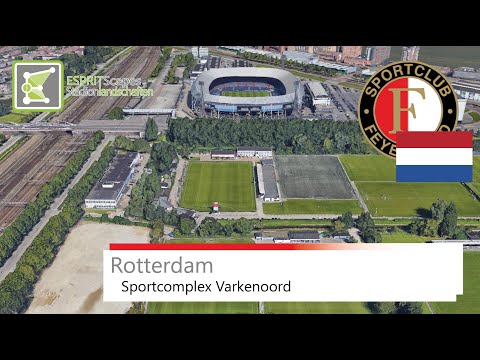 Sportcomplex Varkenoord | SC Feyenoord (amateurs) & Feyenoord Academy | Google Earth | 2020