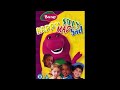 Barney Happy Mad Silly Sad UK Release PAL DVD