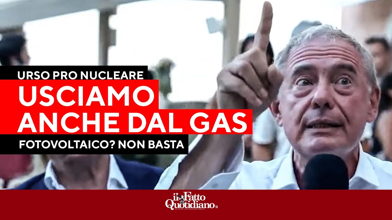 Urso rispolvera il nucleare: “Reattori trasportabili in container, questa è la nuova tecnologia”
