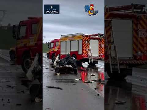 Cinco pessoas morrem em grave acidente na BR 470