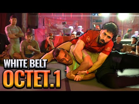 A Jiu Jitsu Match But there's EIGHT White Belts Per Team (Octet.1)