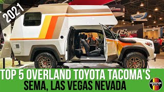 BEST OVERLAND TACOMA'S AT SEMA 2021| REDARC, LASTLINEOFDEFENSE, RUNNIN4TACOS, VOX, TACOZILLA