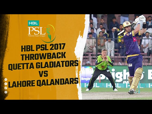 Best of HBL PSL | Highlights | Quetta Gladiators vs Lahore Qalandars | HBL PSL 2017