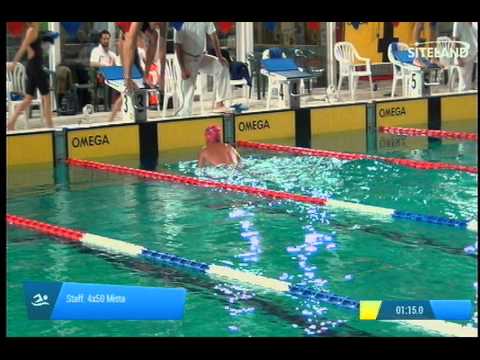 Serie 1 dei Staff. 4x50 Mista  Assoluti Maschi Master - Campionati Regionali Masters 2014 di Veneto