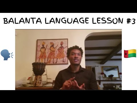 BALANTA LANGUAGE 🇬🇼 - Lesson #3 (Days of the Week)
