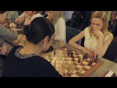 2017-03-07 WGM Mirzoeva - WGM Fominykh Blondes vs. Brunettes 1