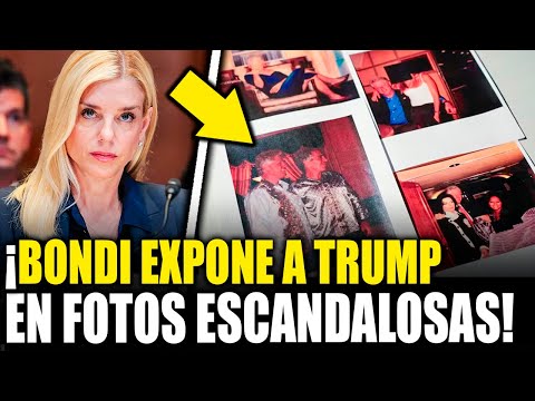 Pam Bondi comete un ERROR FATAL y FILTRA la FOTO más PELIGROSA de Trump con EPSTEIN