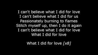 David Guetta ft. Emeli Sandè - What i did love Lyrics