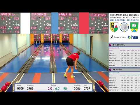 LIGA ZVEZA OTS CELJE / 11. KROG / ŽKK ŠOŠTANJ - KK RUŠE II / 27.1.2026