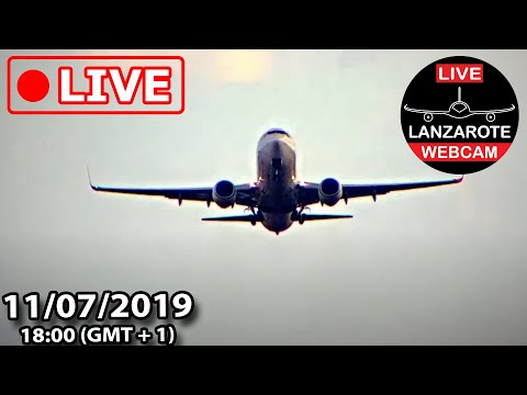 Lanzarote Webcam -  11/07/2019 Live event from north of Lanzarote Airport.