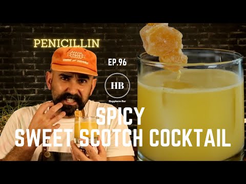 Sip this Spicy Sweet Scotch Cocktail! The Penicillin Recipe