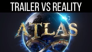 ATLAS: Анонсирующее видео VS настоящий геймплей